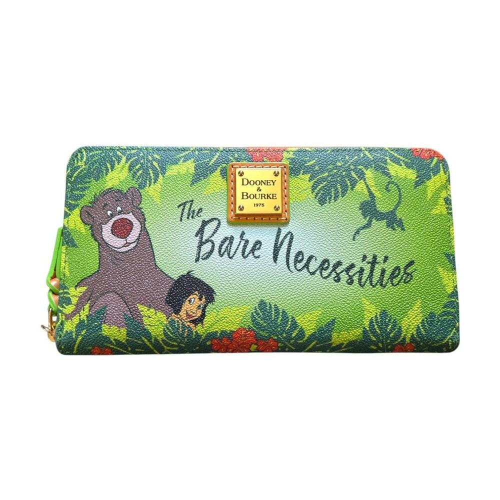 Disney Dooney & Bourke The Jungle Book Bare Necessities Zip Wallet